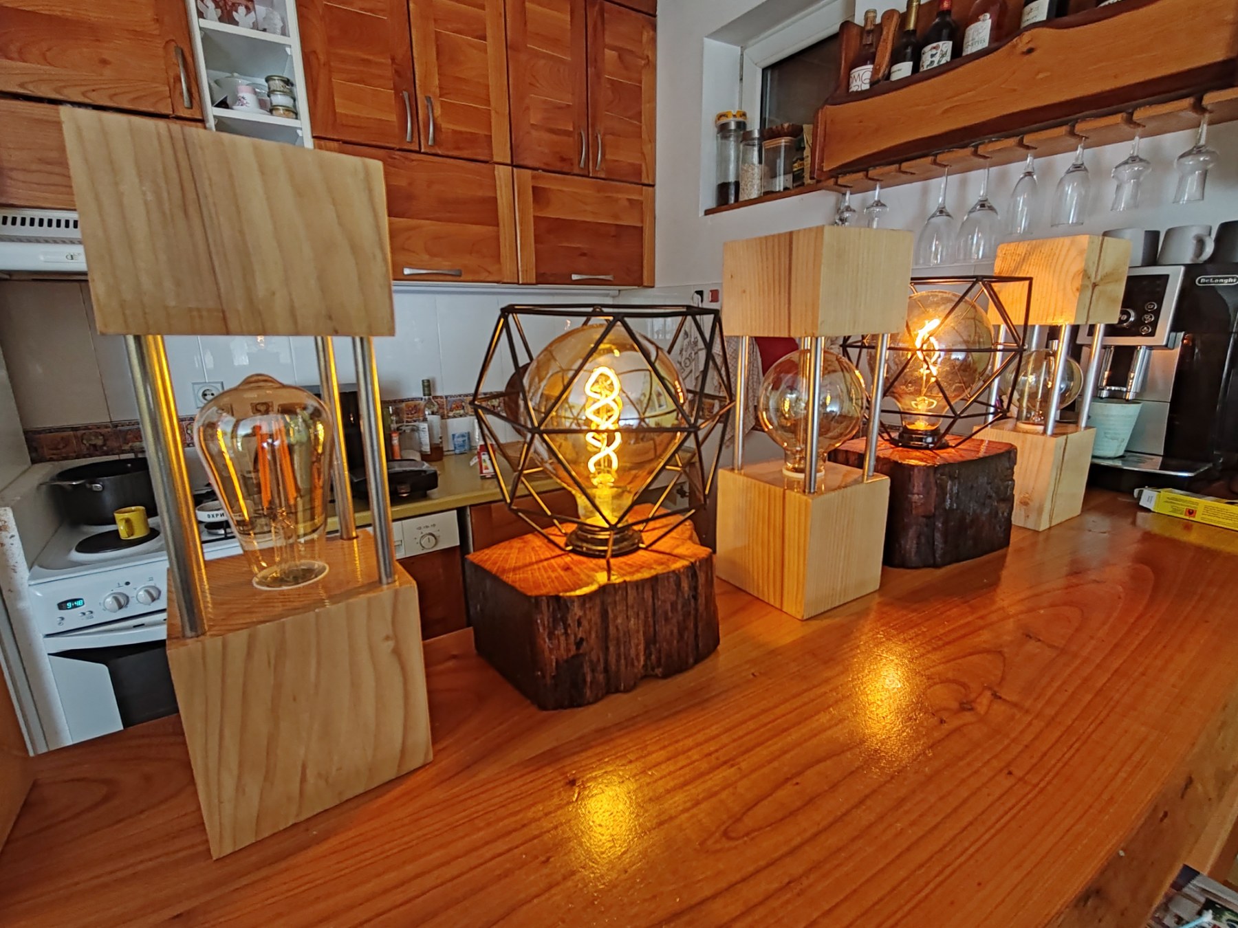 Handcrafted lamp collection