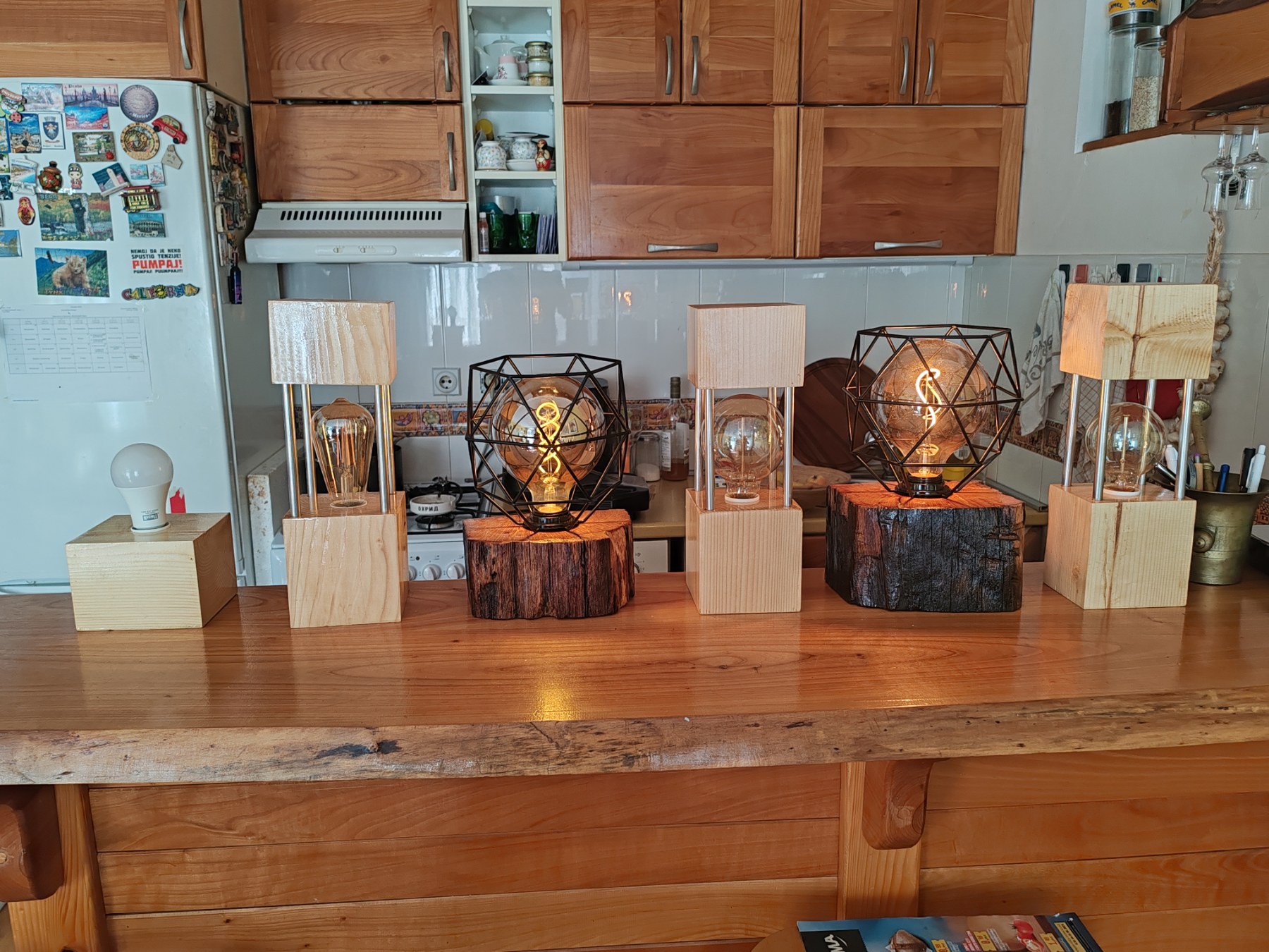 Lamp collection display